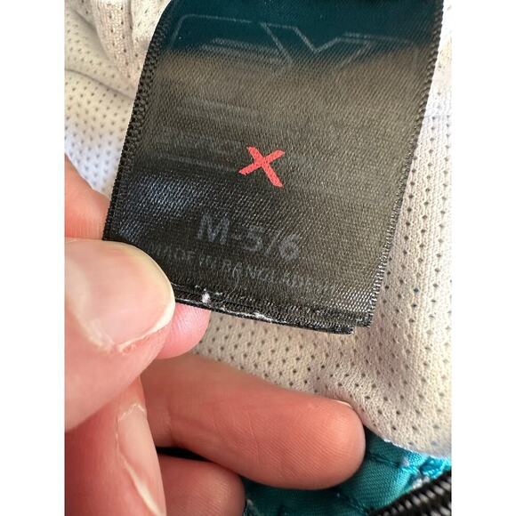 Zero Exposure Boys Blue and Black Lined Drawstring Swim Shorts Size 6 - Picture 4 of 9